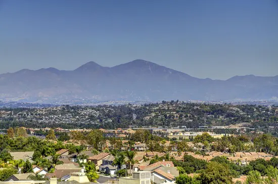 A horizontal view of the City of Irvine close to The Spectrum Center